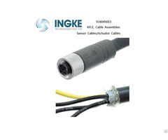Ingke 934849003 M12 Cable Assembly Sensor Actuator Connector