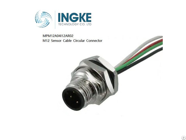 Ingke Mpm12a04i12ar02 Circular Connector M12 Plug Free End 4 Positions