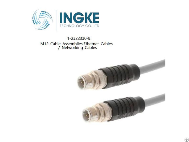 Ingke 1 2322330 8 M12 Cable Assemblies Ethernet Networking Cables