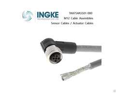 Ingke Taa754a5501 080 M12 Cable Assemblies Sensor Actuator Cables