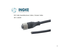 Ingke Rkt 5 228 5m M12 Cable Assemblies Sensor Actuator Cables