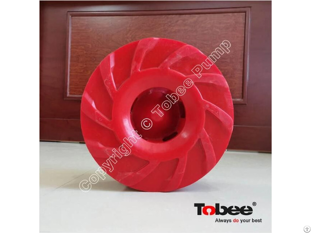 Tobee® 4x3 Ah Slurry Pump Polyurethane Wearing Parts Impeller D3147u38