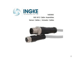 Ingke 1405993 M8 M12 Cable Assemblies Sensor Actuator Cables