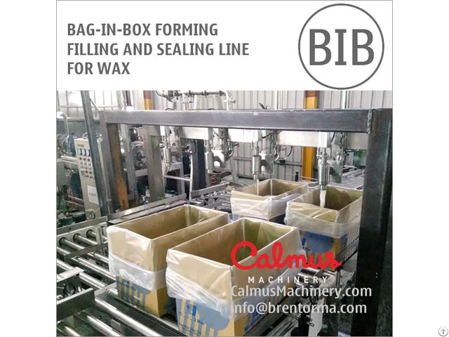 Fully Automatic Carton Liner Bag In Box Line For Packaging Wax