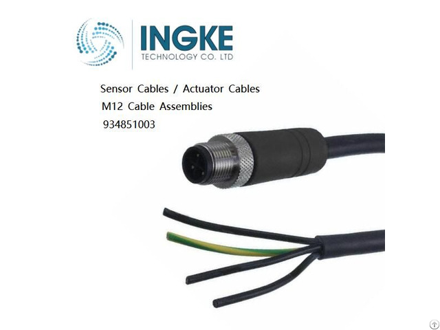 Ingke 934851003 M12cable Assembly Sensor Actuator Cable