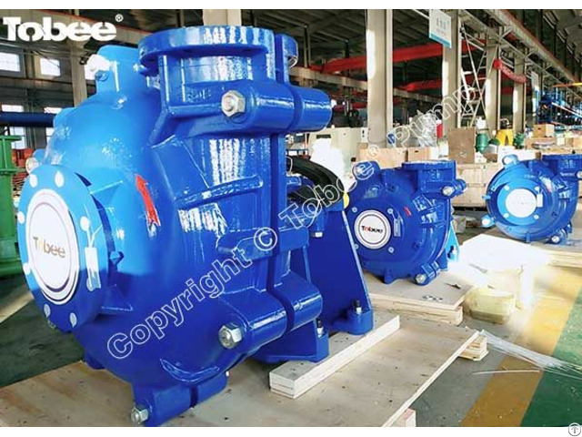 Tobee Manufacture 8x6e And 6x4d Ah Metal Lined Centrifugal Slurry Pumps With Expeller Seal