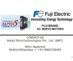 Fuji Ac Servo Motor For Industrial Automation