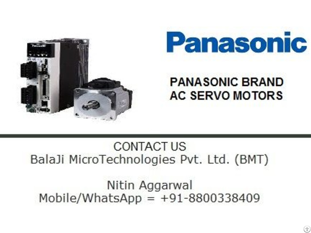 Panasonic Ac Servo Motors Industrial Automation