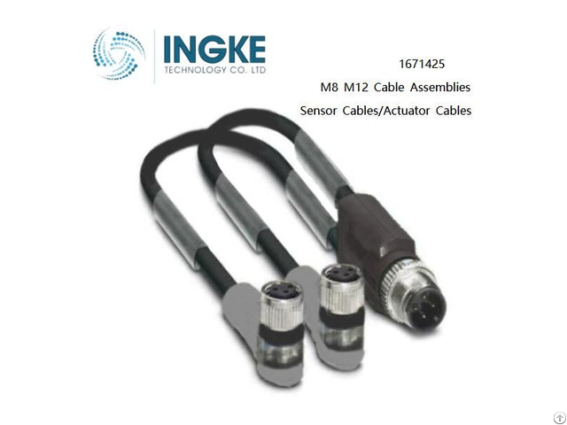 Ingke 1671425 M12 Cable Assemblies