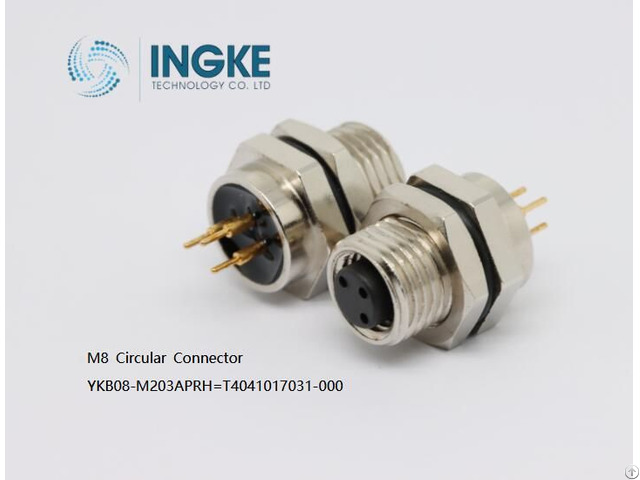 Ingke Ykb08 M203aprh Direct Substitute T4041017031 000 M8 Circular Connector