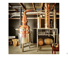 1000l Whiskey Brandy Gin Micro Distillation Equipment Alcohol Copper Distiller