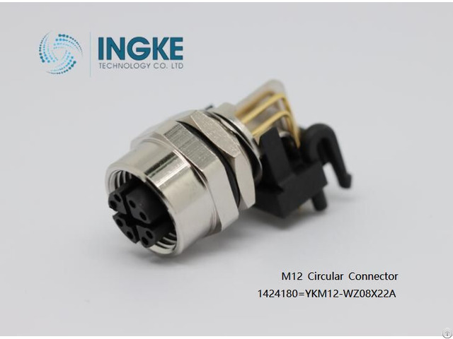 Ingke Ykm12 Wz08x22a Direct Substitute 1424180 M12 Circular Connector