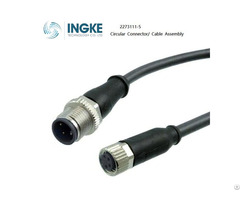 Ingke 2273111 5 Circular Connector M8 Fenale To M12 Male