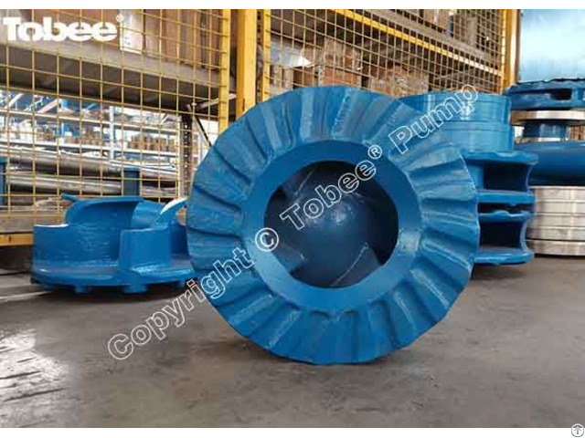 Tobee® Slurry Pump Wearing Parts Impeller E4145wrt1a05 With 4 Vanes