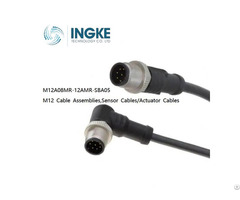 Ingke M12a08ml 12amr Sba05 M12 Cable Assemblies Sensor Actuator Cables