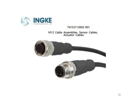 Ingke T4152113002 001 M12 Cable Assemblies Sensor Actuator Cables