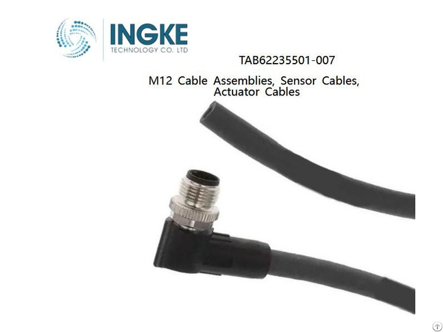 Ingke Tab62235501 007 M12 Cable Assemblies Sensor Actuator Cables