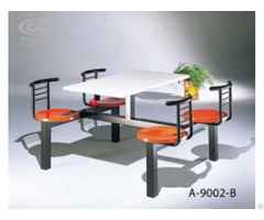 Fast Food Table Chair Cafeteria A9002b
