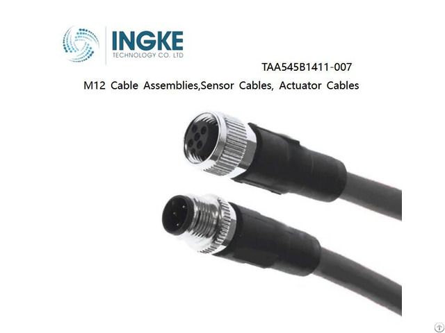 Ingke Taa545b1411 007 M12 Cable Assemblies Sensor Actuator Cables