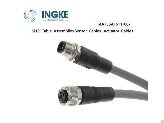 Ingke Taa755a1611 007 M12 Cable Assemblies Sensor Actuator Cables