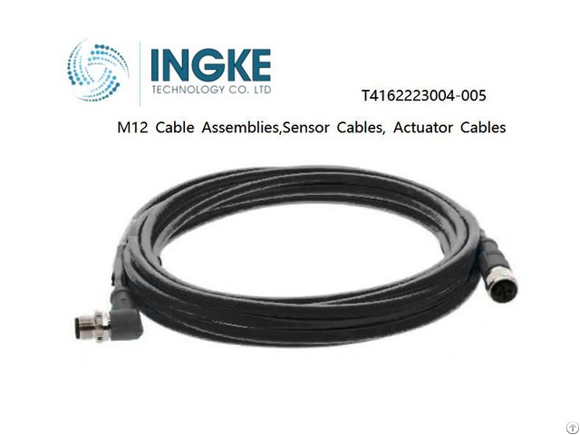 Ingke T4162223004 005 M12 Cable Assemblies Sensor Actuator Cables