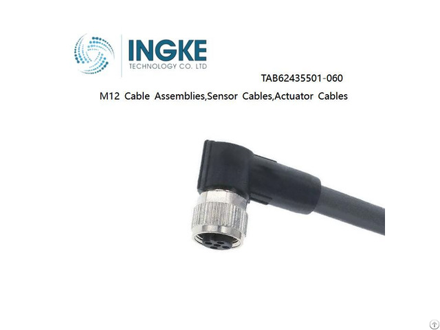 Ingke Tab62435501 060 M12 Cable Assemblies Sensor Actuator Cables