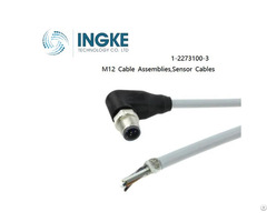 Ingke 1 2273100 3 M12 Cable Assemblies Sensor Cables Plug Male To Wire
