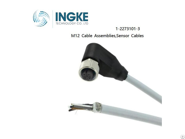 Ingke 1 2273101 3 M12 Cable Assemblies Sensor Cables Receptacle Female To Wire