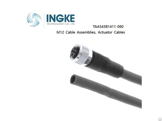 Ingke Taa543b1411 060 M12 Cable Assemblies Actuator Cables Female To Wire