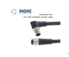 Ingke Taa54ab1411 002 M12 Cable Assemblies Actuator Cables Male To Female 4position