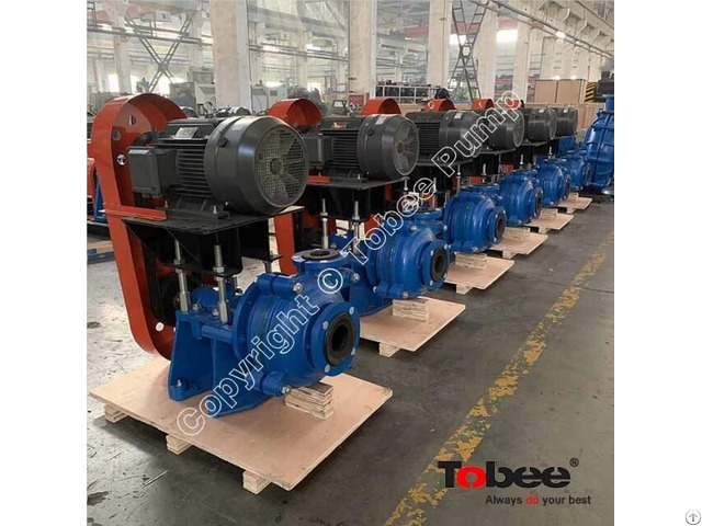 Tobee® 4 3d Ahr Rubber Lined Slurry Pumps With Cv Drive Arrangement