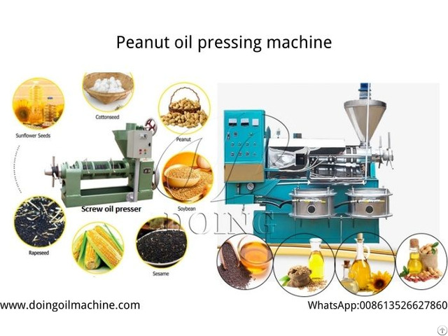 High= Yield Low Residual Rate With Good Quality Peanut Oil Process Machine