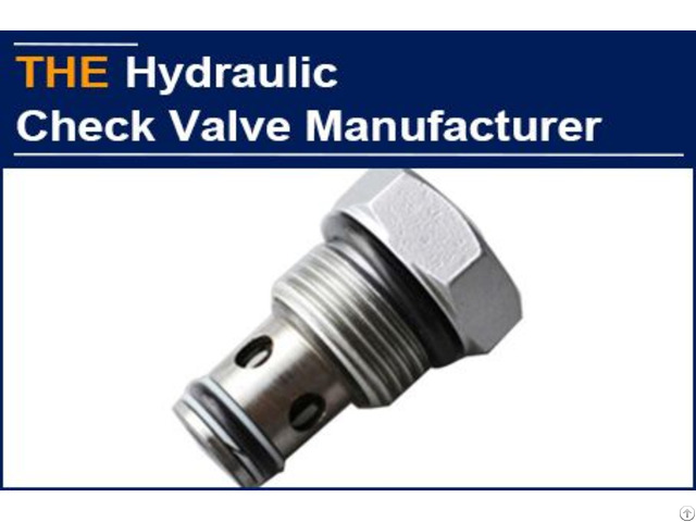 Aak Finished The Order Of Hydraulic Check Valve In 10 Days