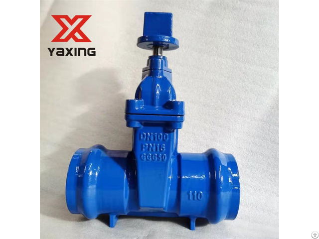 Din3352 F5 Pvc Socket Resilient Seated Gate Valve For Water
