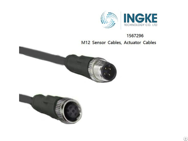 Ingke 1567296 M12 Sensor Actuator Cables Cable Assemblies