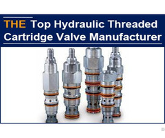 "3 High" Hydraulic Threaded Cartridge Valves Aak Stands Out Among Peers