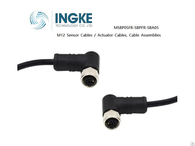 Ingke Msbp05fr Sbpfr Sba05 M12 Sensor Actuator Cables Cable Assemblies