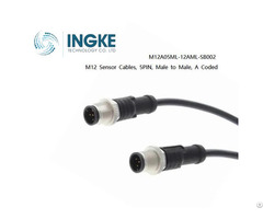 Ingke M12a05ml 12aml Sb002 M12 Sensor Cables 5pin Male A Coded Receptacle
