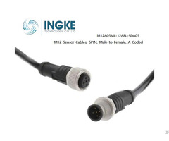 Ingke M12a05ml 12afl Sda05 M12 Sensor Cables 5pin A Coded Male To Female