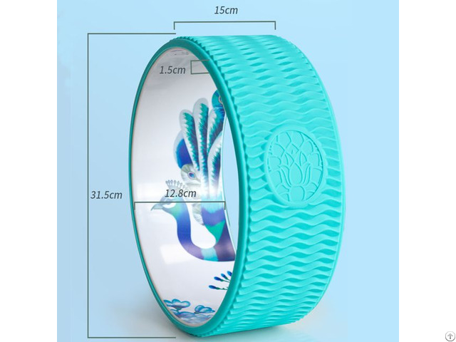 Size 31 5x15cm Silicone Abs Customized High Quality Yoga Wheel 2 Buyers