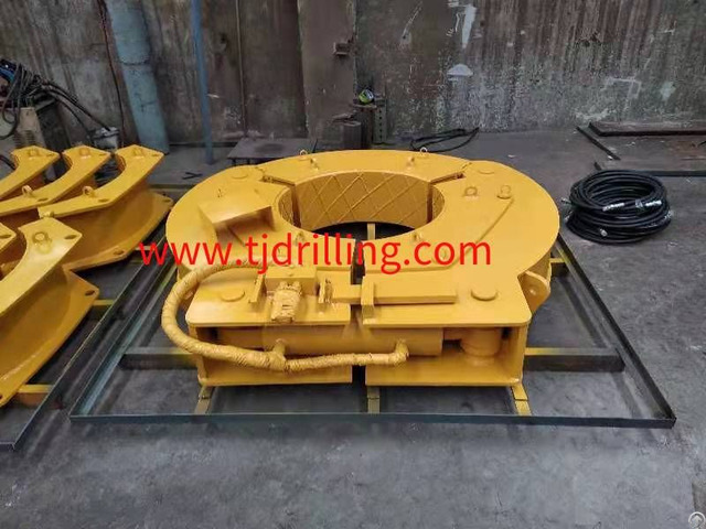 Od1200mm Hydraulic Casing Clamp With 1000mm And 880mm Insert For Pile Foundation Work