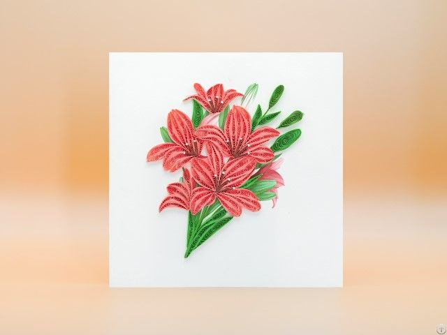 Flower Quilling Card 002