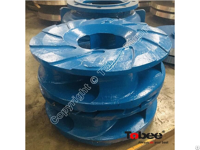 Tobee® 8 6 Ah Slurry Pumps Wearing Spares Impeller F6147a05