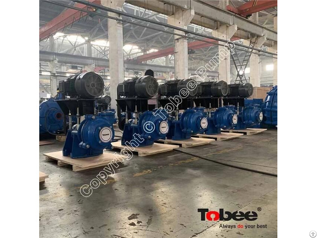 Tobee® 4x3d Ahr Rubber Lined Centrifugal Slurry Pump