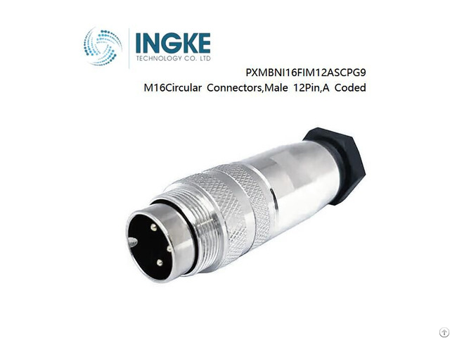 Ingke Pxmbni16fim12ascpg9 M16circular Connectors Male 12pin A Coded