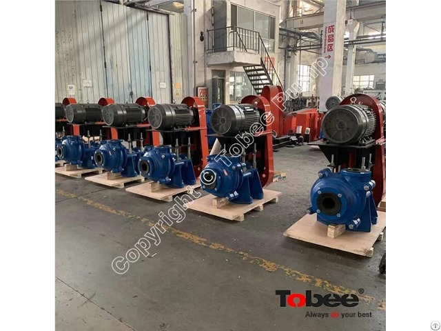 Tobee® 4x3d Ahr Rubber Material Lined Slurry Pump