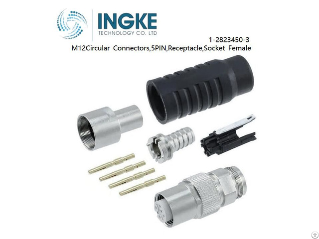 Ingke 1 2823450 3 M12circular Connectors 5pin Receptacle Socket Female