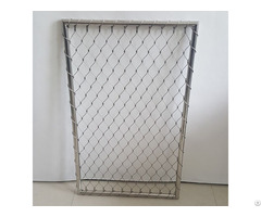 Stainless Steel Wire Rope Ferrule Net With Frame