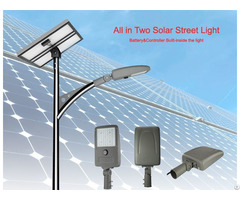 15w 1800lm Solar Street Light With Internal Batttery And Controller