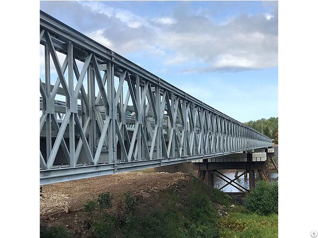 Mabey Acrow Military Temporary Prefabricated Steel Structure Bailey Bridge For Sale